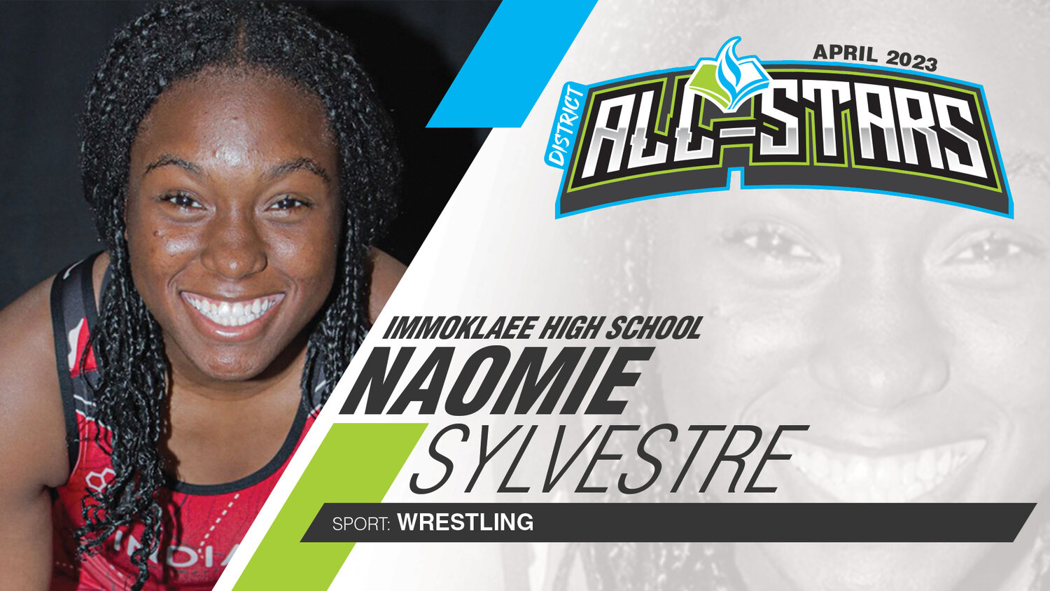 Naomie Sylvestre is a junior here at Immokalee High School and one of the top wrestlers on our Indians’ girls wrestling team. She placed 3rd at Districts and won the Class 1A Region 3 Championship, which earned her a spot to compete at the FHSAA Girls State Wrestling Championship for the second straight year. Naomie finished the season with a strong 23-10 record. The future is certainly bright for this fierce competitor. #CCPSProud